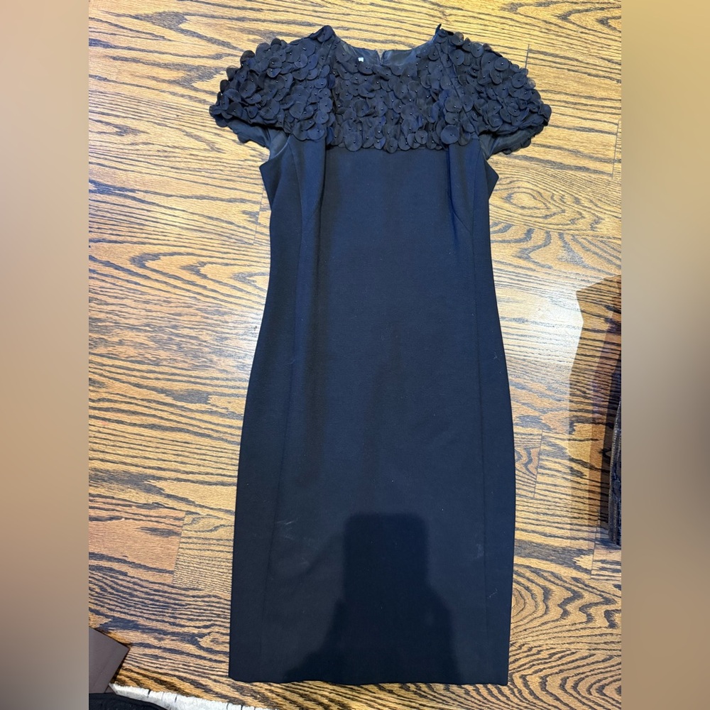 AKRIS black shift dress